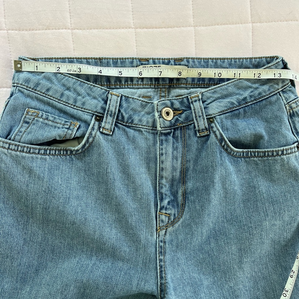 Zara Blue Flare Wide Leg Jeans - Picture 12 of 16